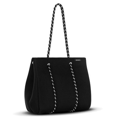 Black tote bag clearance sale